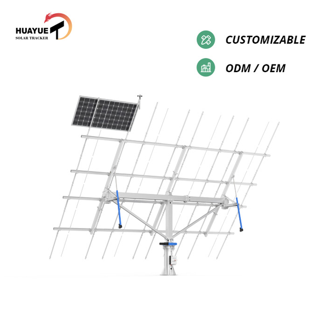14Kw-HYS-24PV-144-M-2LSD Fully Automatically Tracking Solar Tracker Fully Automatically Tracking Solar Tracker
